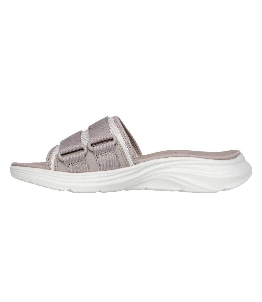 Mens Vapor Foam Flat Sports Sandals Taupe Skechers-2