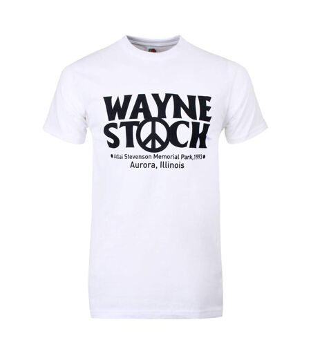 Grindstore T Shirt Mens Wayne Stock (Blanc) - UTGR1568