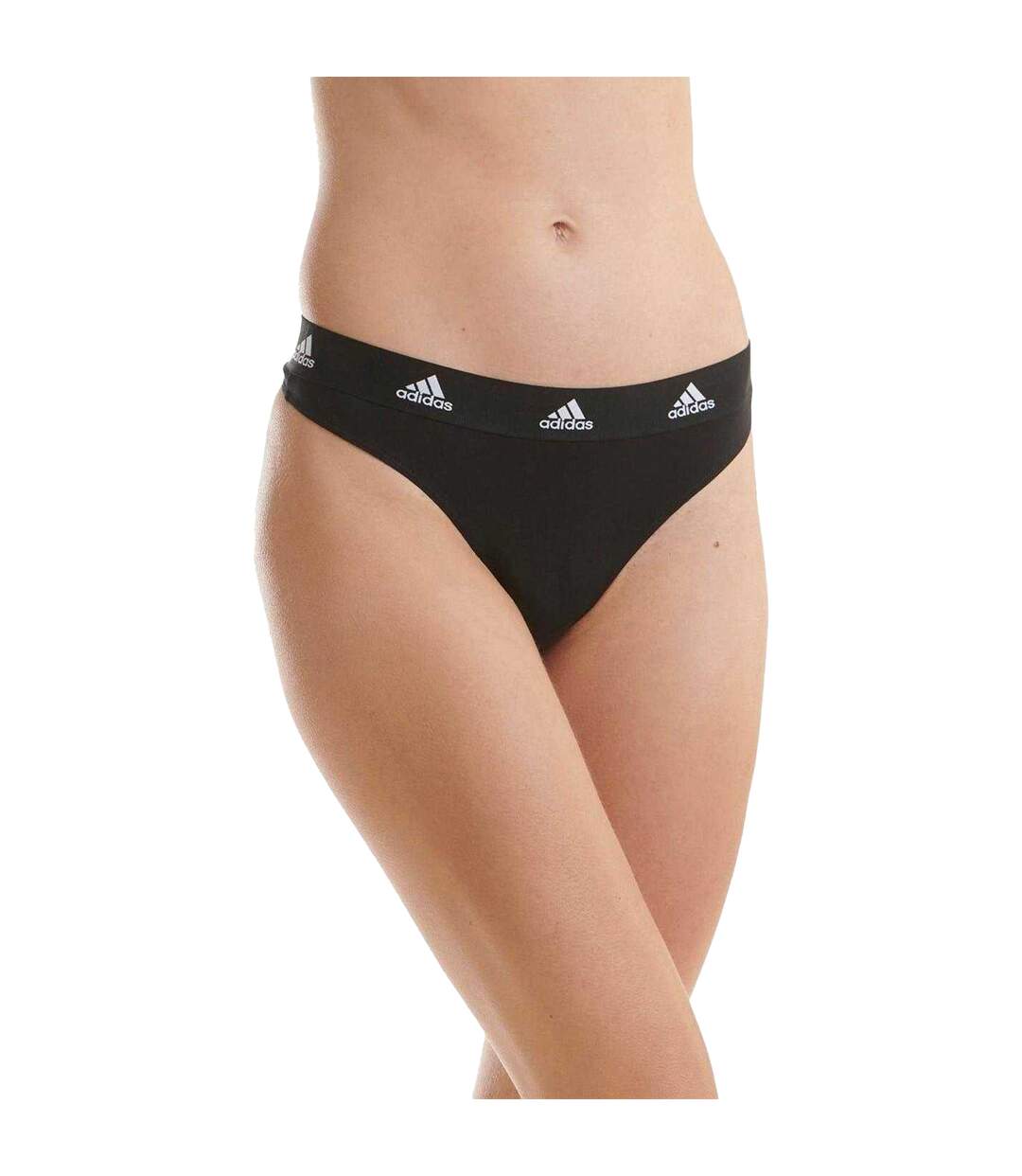 Lot De 3  Strings Sport Femme Noir Adidas-3