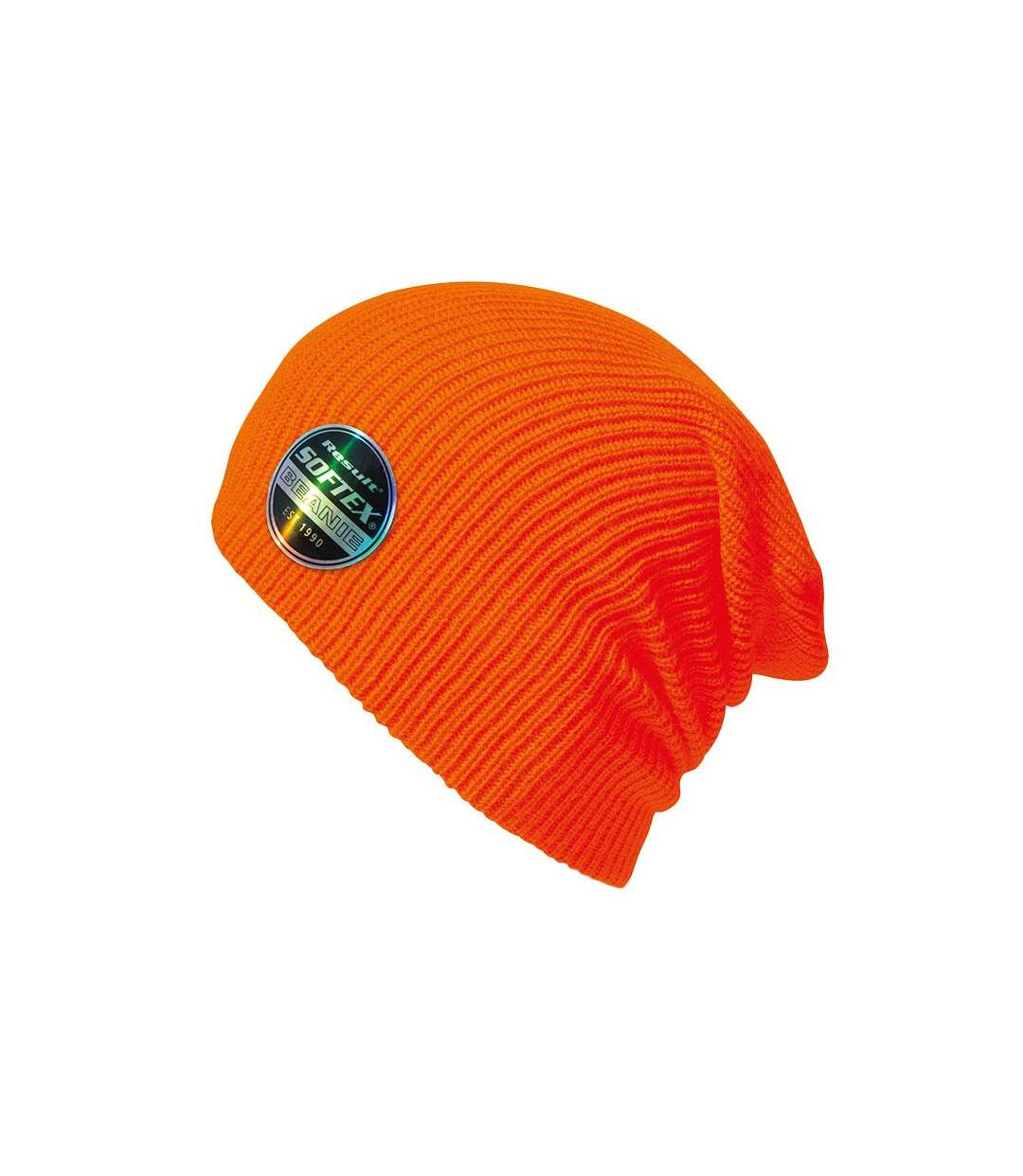 Bonnet Souple Unisexe Pour Adultes Orange Fluo Result Core-1