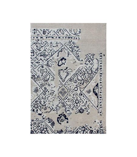 Tapis kilim fait à la main en coton motif géométrique