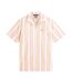 Chemise Manches Courtes Motif/style À Rayures Homme Orange Tommy Hilfiger-2