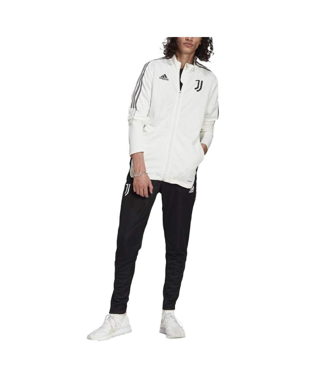 Juventus survêtement blanc/noir homme adidas juve tk - l-1