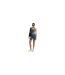 Womens/ladies Jaida High Waist Shorts Granite Grey The North Face-1