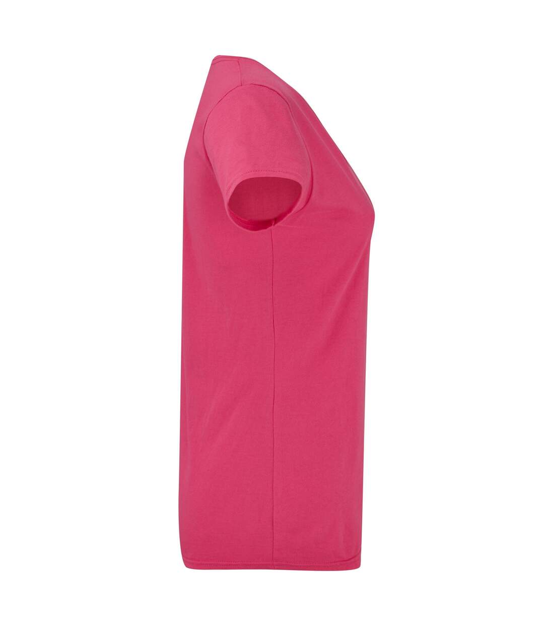 T-shirt Iconic Femme Fuchsia Fruit Of The Loom-3