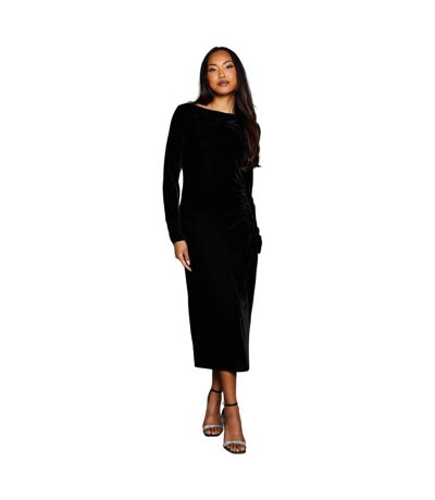 Robe Mi-longue Femme Noir Principles