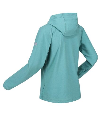 Sweat à capuche montes femme jade bleu / bleu turquoise pâle Regatta