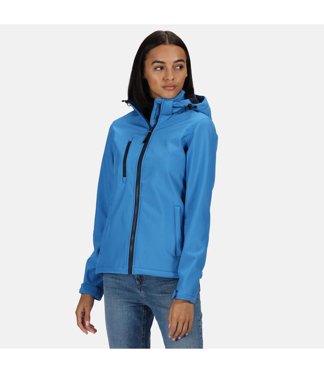 Veste softshell venturer femme bleu clair/bleu marine Regatta