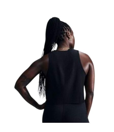 Womens/ladies Cropped Tank Top Black Nike