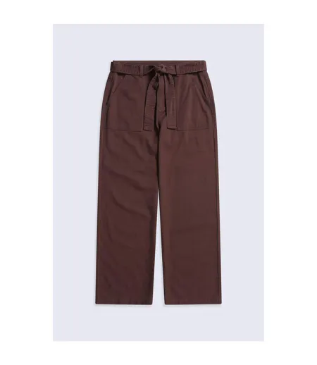 Pantalon Femme Marron Animal
