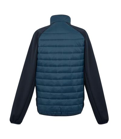 Mens clumber iv full zip hybrid jacket moonlight denim/navy Regatta