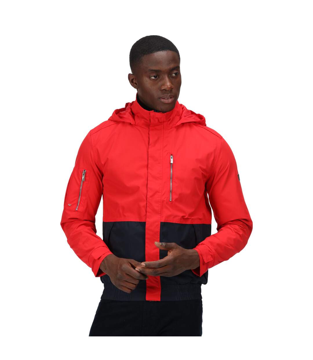 Blouson d´aviateur feelding homme rouge / bleu marine Regatta-4