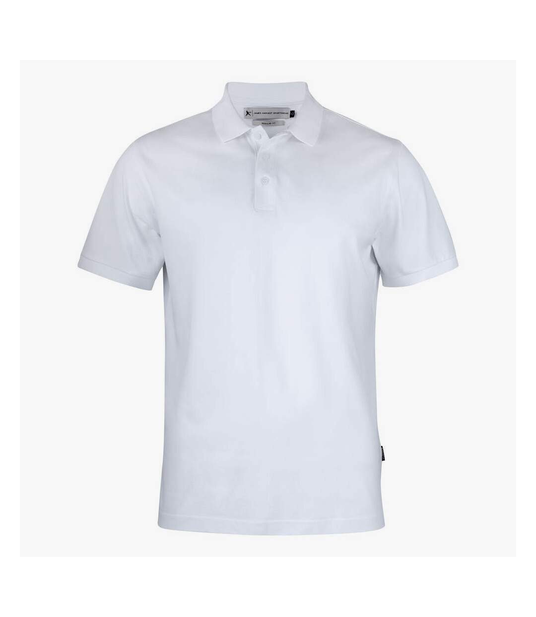 James Harvest Mens Sunset Polo Shirt (White)