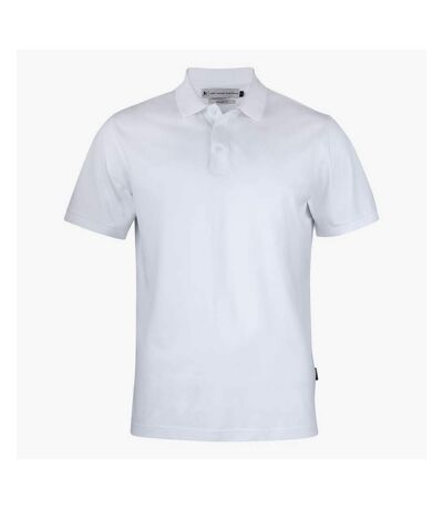 James Harvest Mens Sunset Polo Shirt (White) - UTUB393