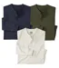 3er-Pack Langarmshirts aus Baumwolle-3