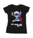 Disney T-shirt en coton Lilo & Stitch Just How Good - Femme/Femme (Noir) - UTBI26138-1