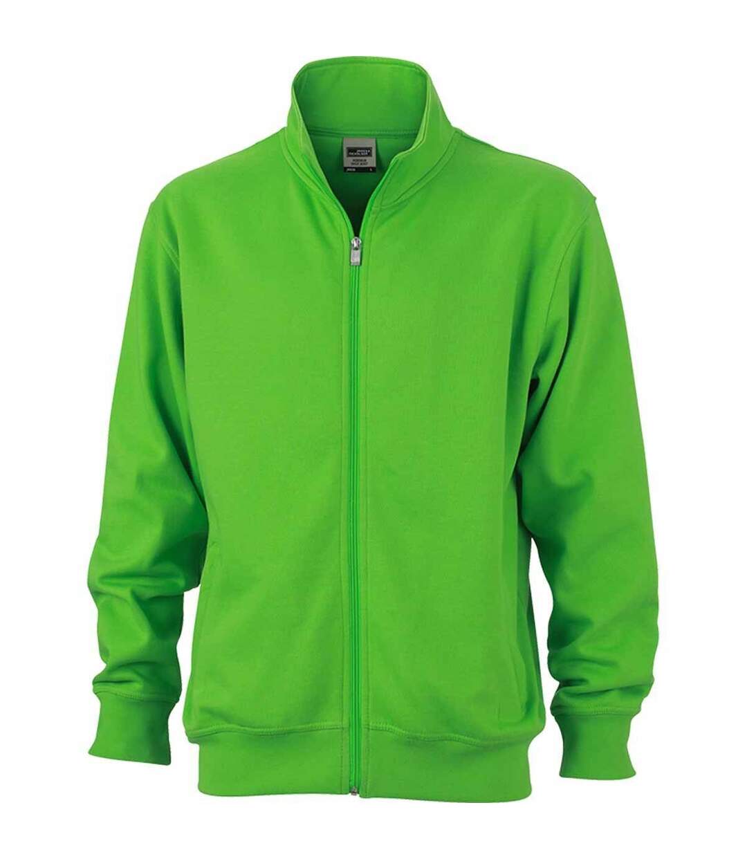 Sweat zippé workwear - Homme - JN836 - vert citron