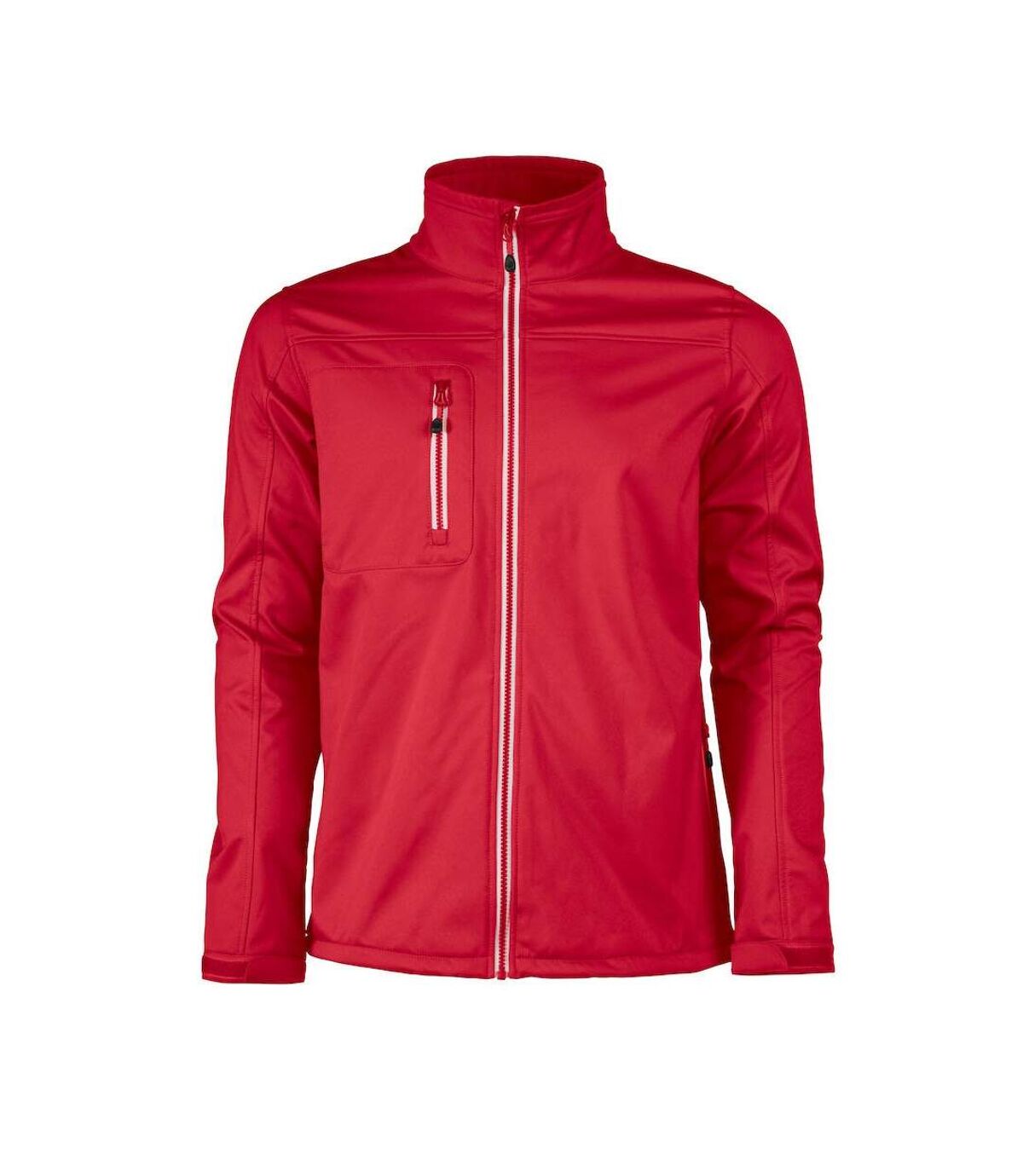 Printer RED Mens Vert Soft Shell Jacket (Red)