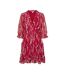 Robe rouge femme vero moda gabriella-2