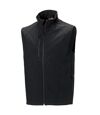 Russell Mens 3 Layer Soft Shell Gilet Jacket (Black)