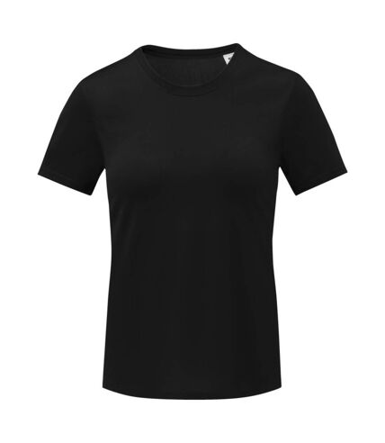 Elevate Womens/Ladies Kratos Short-Sleeved T-Shirt (Solid Black)
