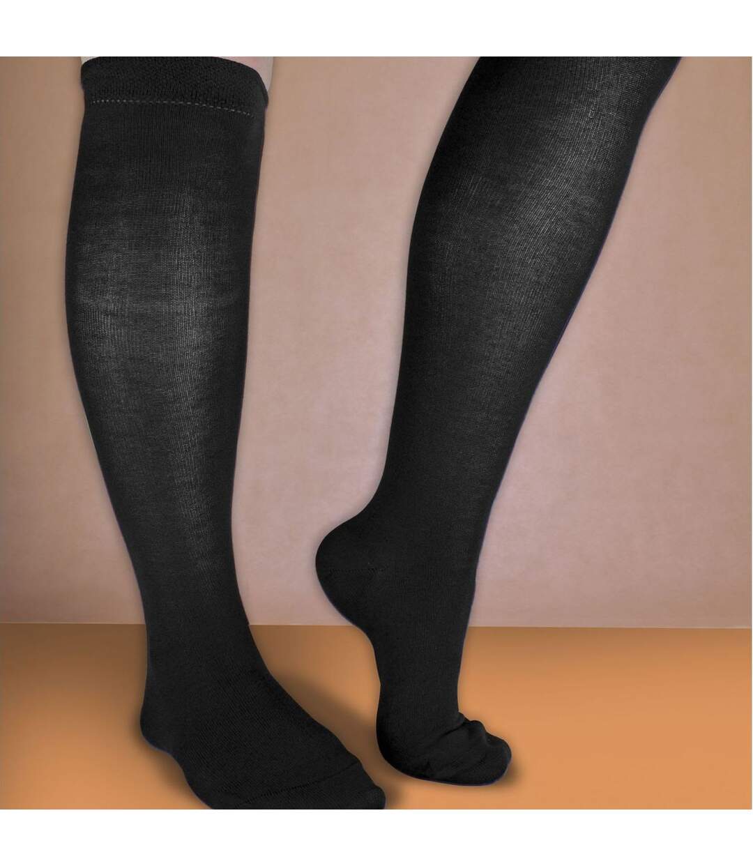 Sock Snob - 6 Paires Femme Chaussettes Hautes Bambou Longues Rembourré-3