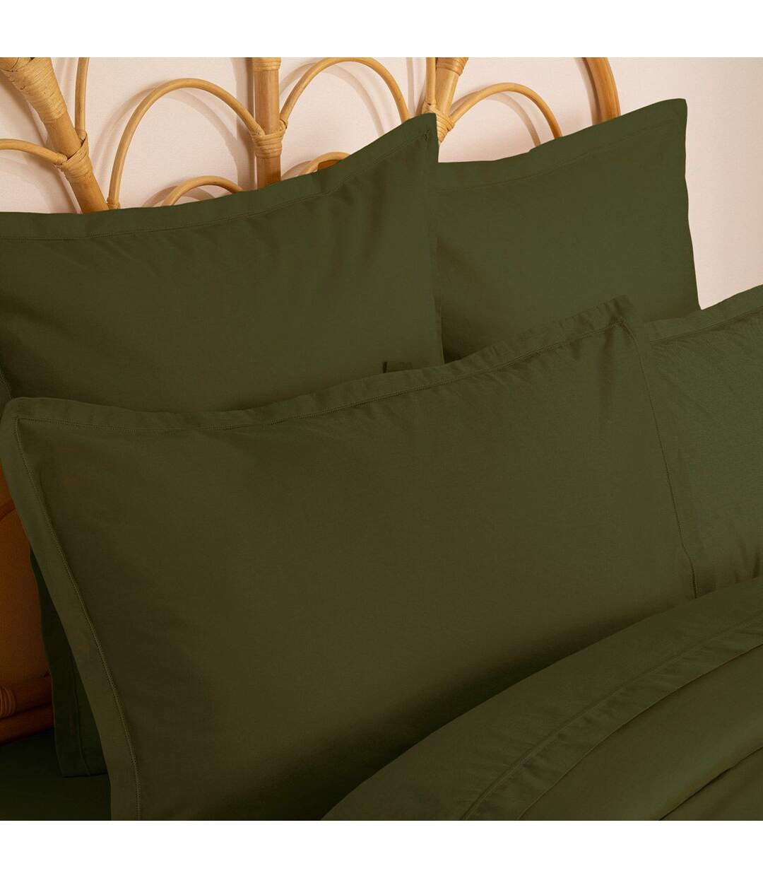 Taie d'Oreiller Intérieur 50x70cm Kaki-4
