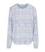 Womens/ladies Snowflake Relaxed Fit Top Light Blue PJ Salvage-2