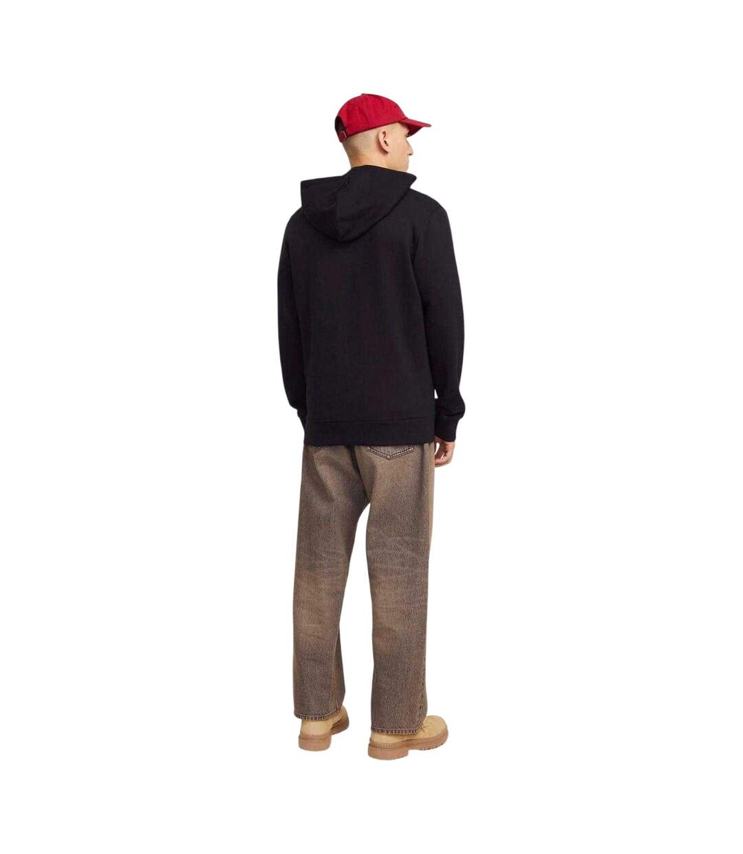 Veste À Capuche Motif/style Logo Homme Noir Jack And Jones-4