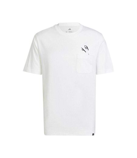 T-shirt Pocket Slide Homme Blanc Adidas