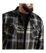 Veste Chemise Motif/style À Carreaux Falkirk Homme Noir Gris Duke-4