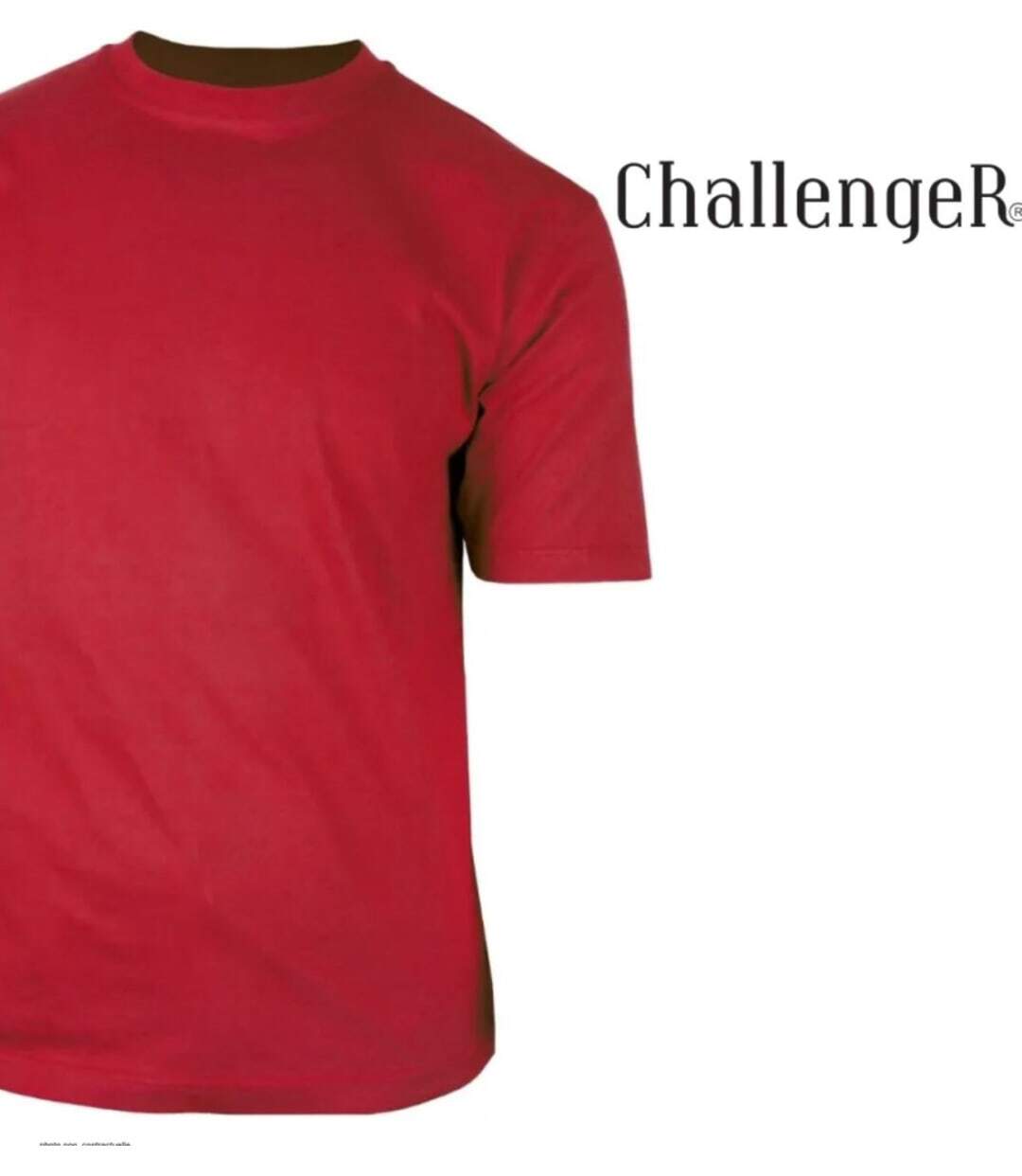Tee-shirt uni ras du cou 510110U002 CHALLENGER – Coton peigné premium 160g-4