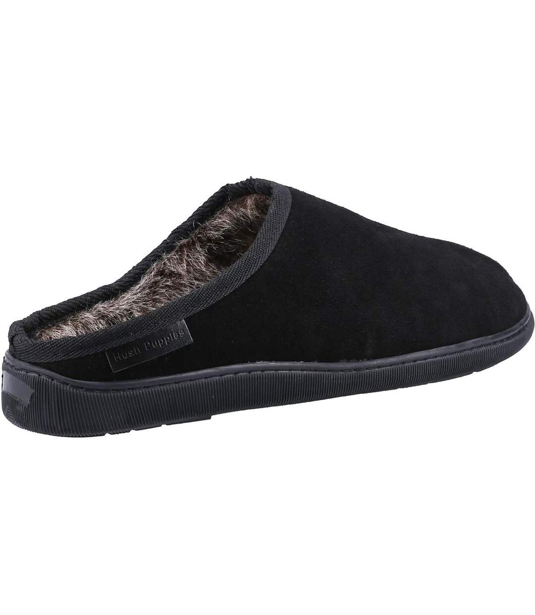 Chaussons ashton homme noir Hush Puppies