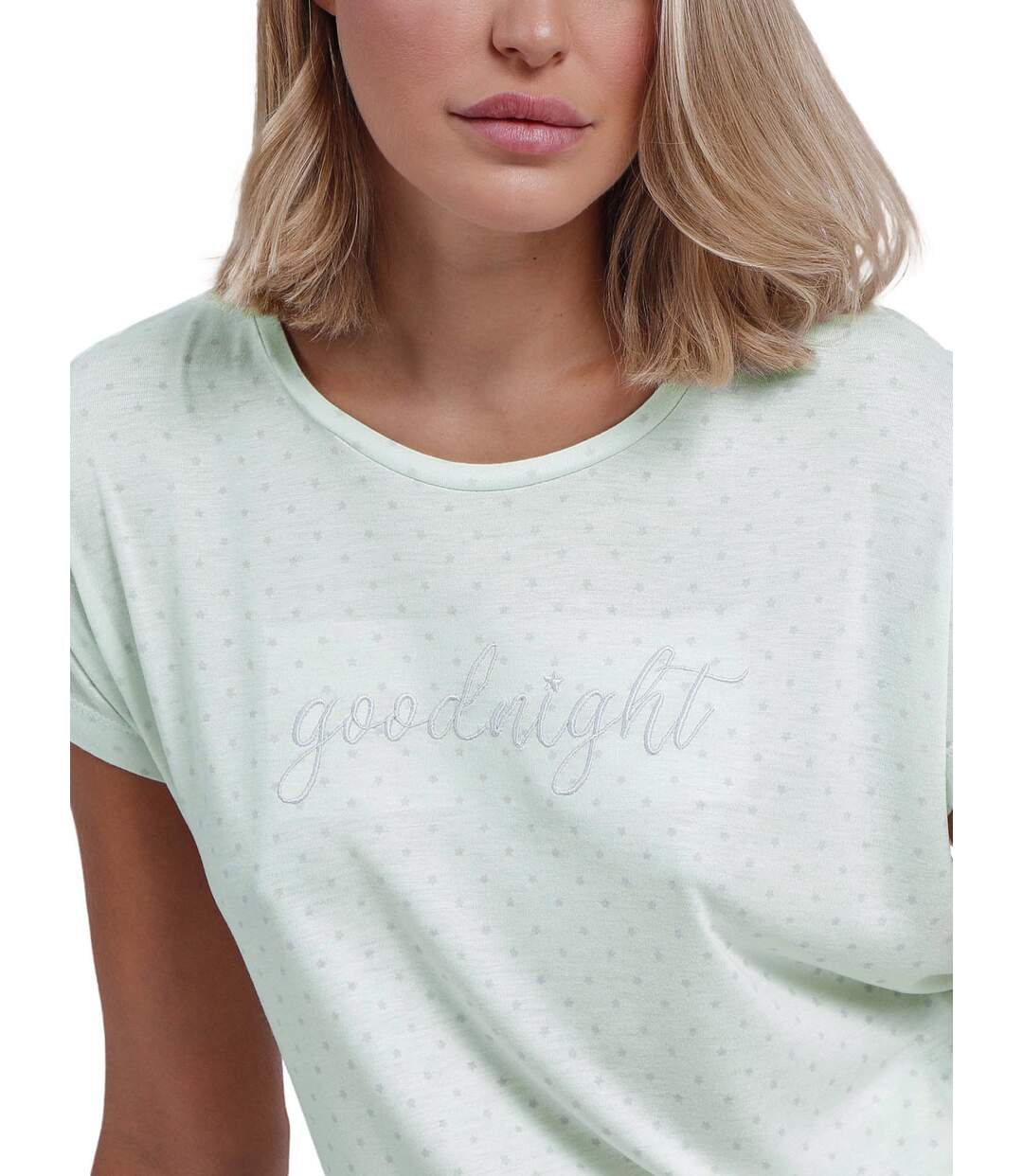 Pyjama short t-shirt Good Night Admas-4