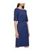 Robe Dirusila Femme Bleu Boss-3