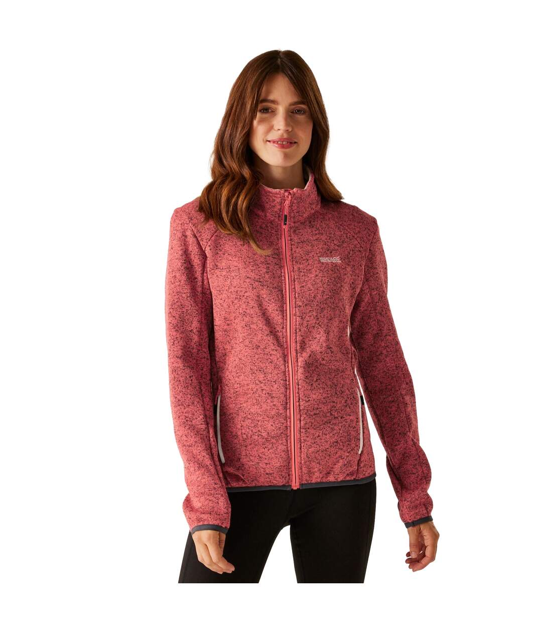 Veste Polaire Newhill Femme Pêche Foncée Vanille Clair Regatta-1