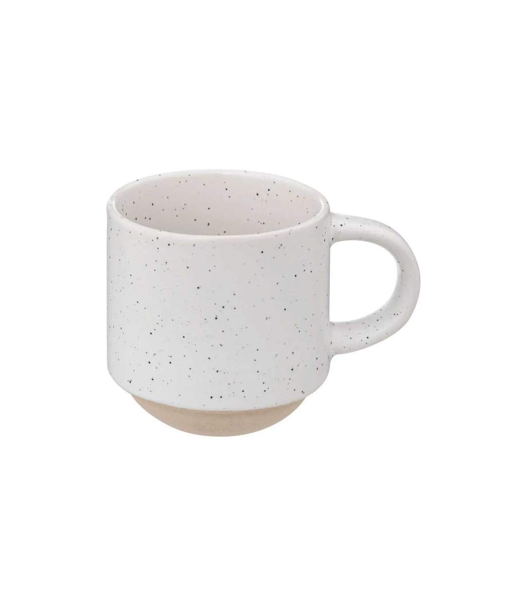 Lot de 4 Mugs sur Rack Lana 20cl Blanc-2