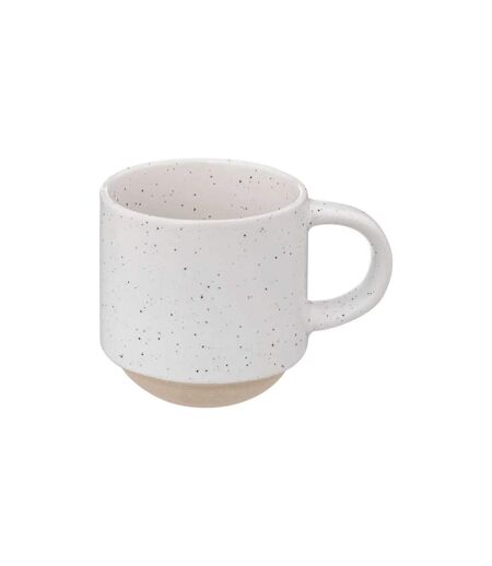 Lot de 4 Mugs sur Rack Lana 20cl Blanc