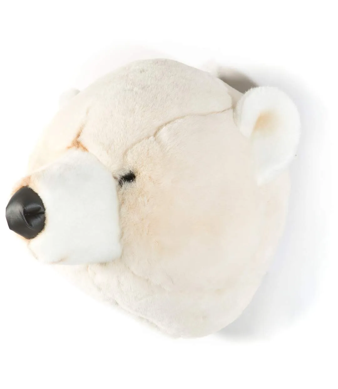 Peluche trophée mural Polaire Ours Blanc Basile-3