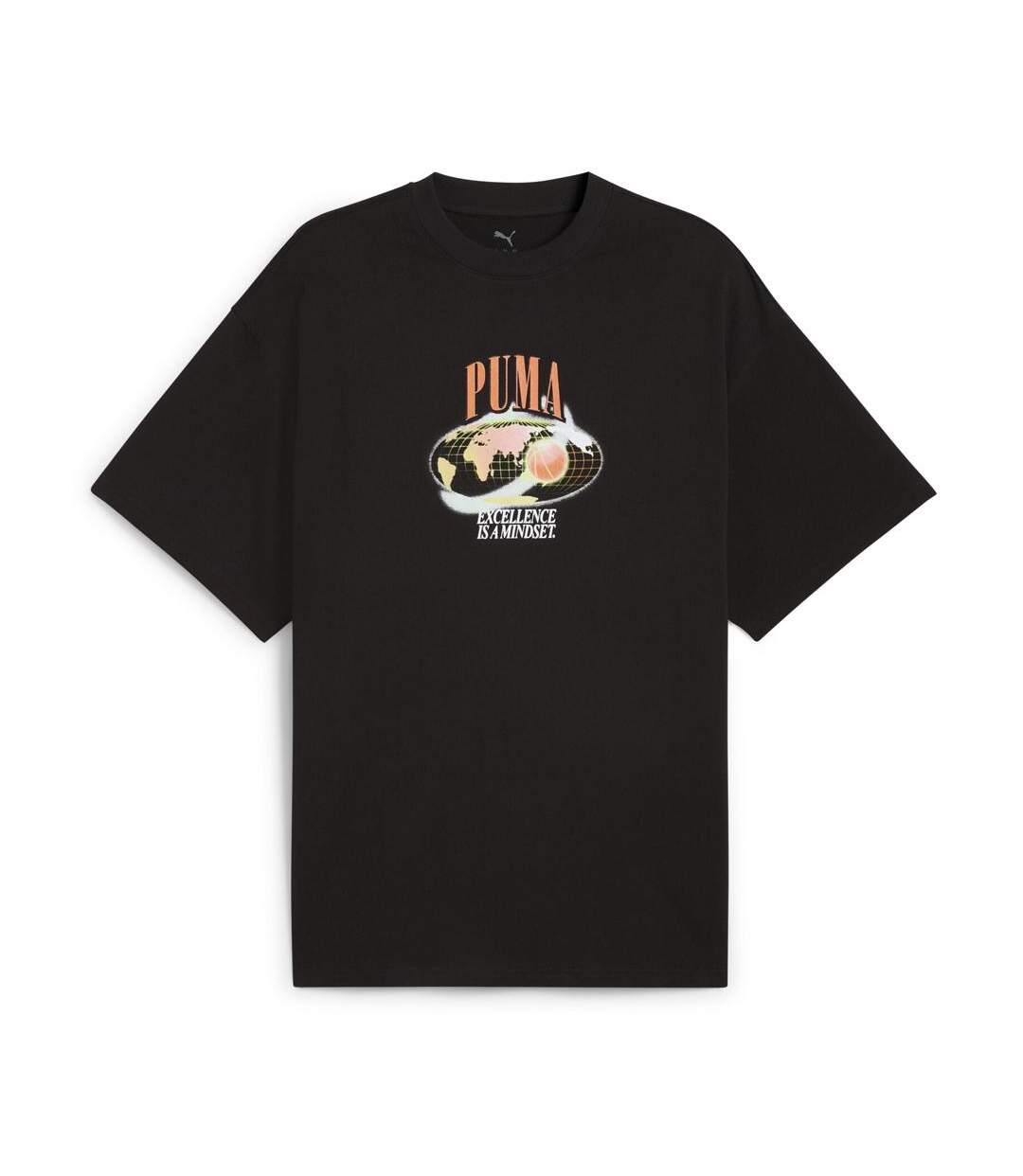 T-Shirt noir homme puma hoop-1