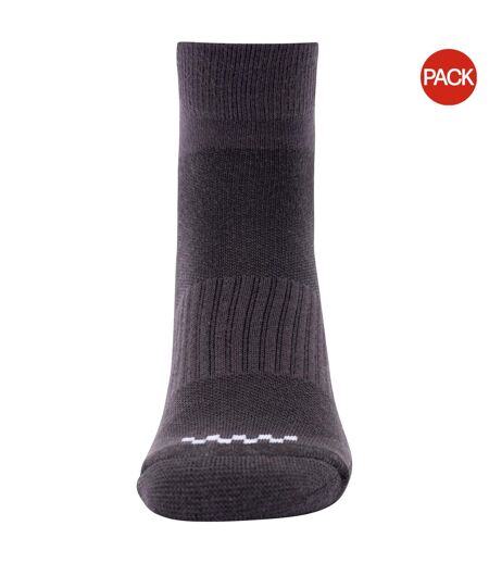 Chaussettes De Sport Champ Adulte Charbon Blanc Trespass