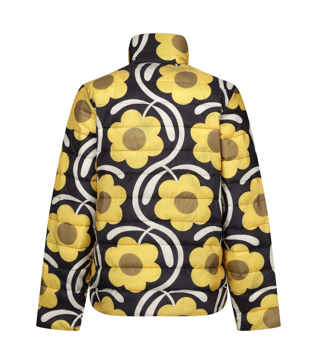 Womens/ladies orla kiely apple blossom baffled jacket yellow Regatta-2