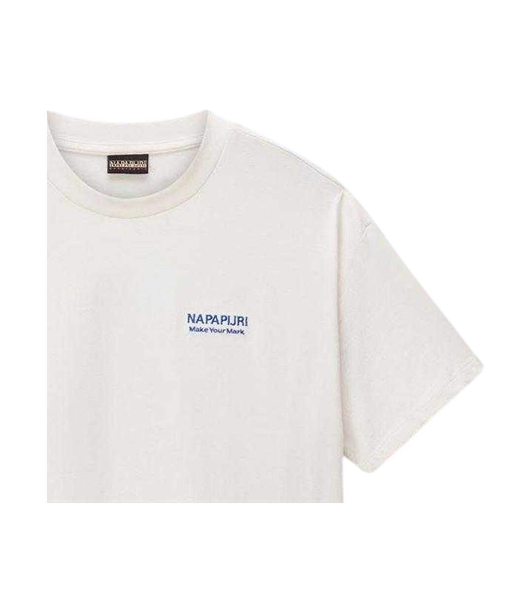 T-shirt Motif/style Imprimé Au Dos Iliana Femme Blanc Napapijri-3