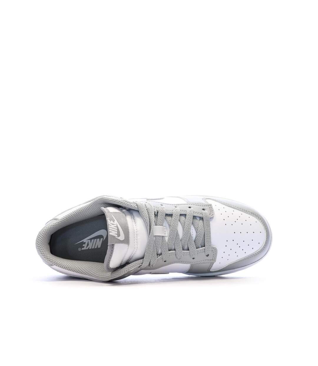 Dunk low retro gris/blanc homme nike-4