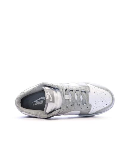 Dunk low retro gris/blanc homme nike