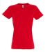 T-shirt manches courtes - Femme - 11502 - rouge