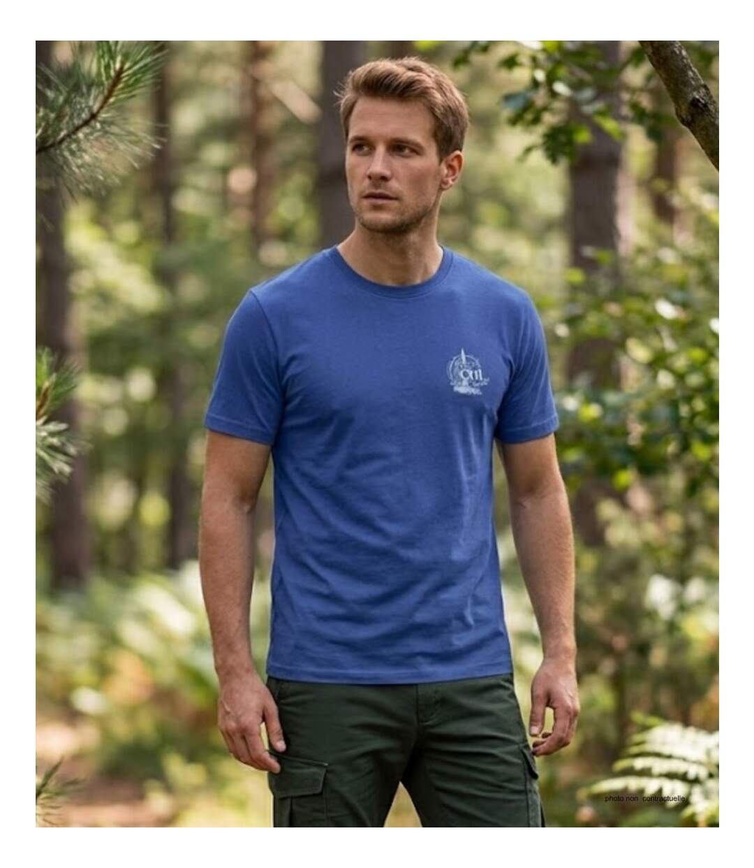 Tee - shirt  sérigraphie poitrine A2121B-5