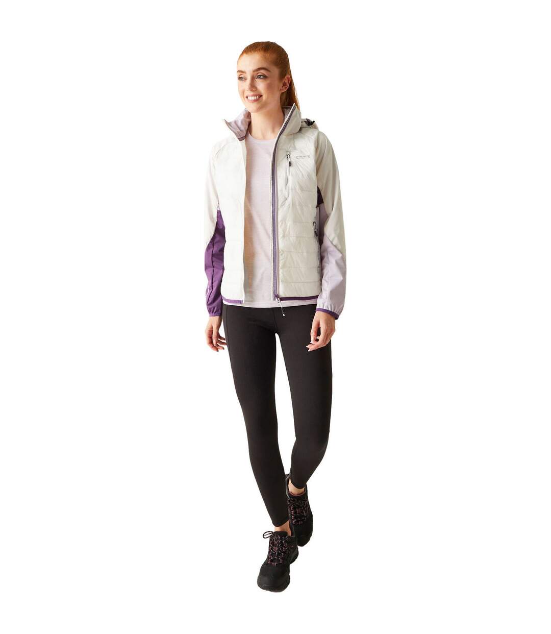 Veste Hybride Andreson Pro Femme Blanc Violet Coucher De Soleil Regatta-2