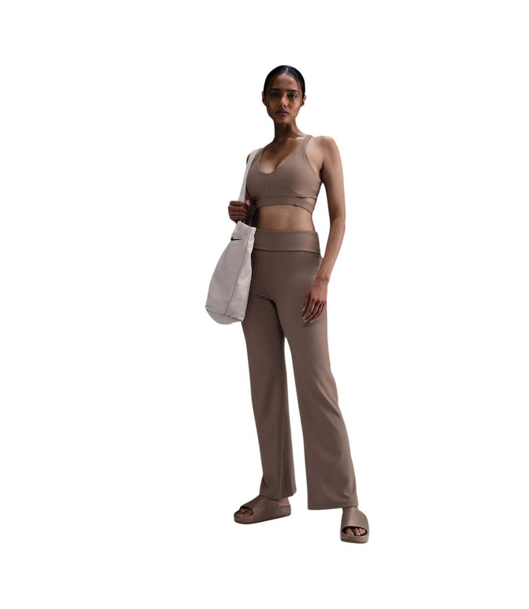 Pantalon Motif/style Uni One Femme Marron Nike-4