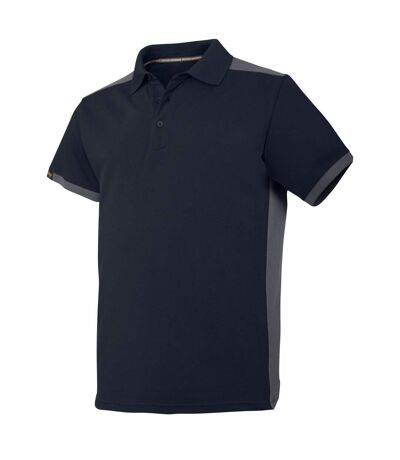 Snickers Mens AllroundWork Short Sleeve Polo Shirt (Navy/Steel Gray) - UTRW5483